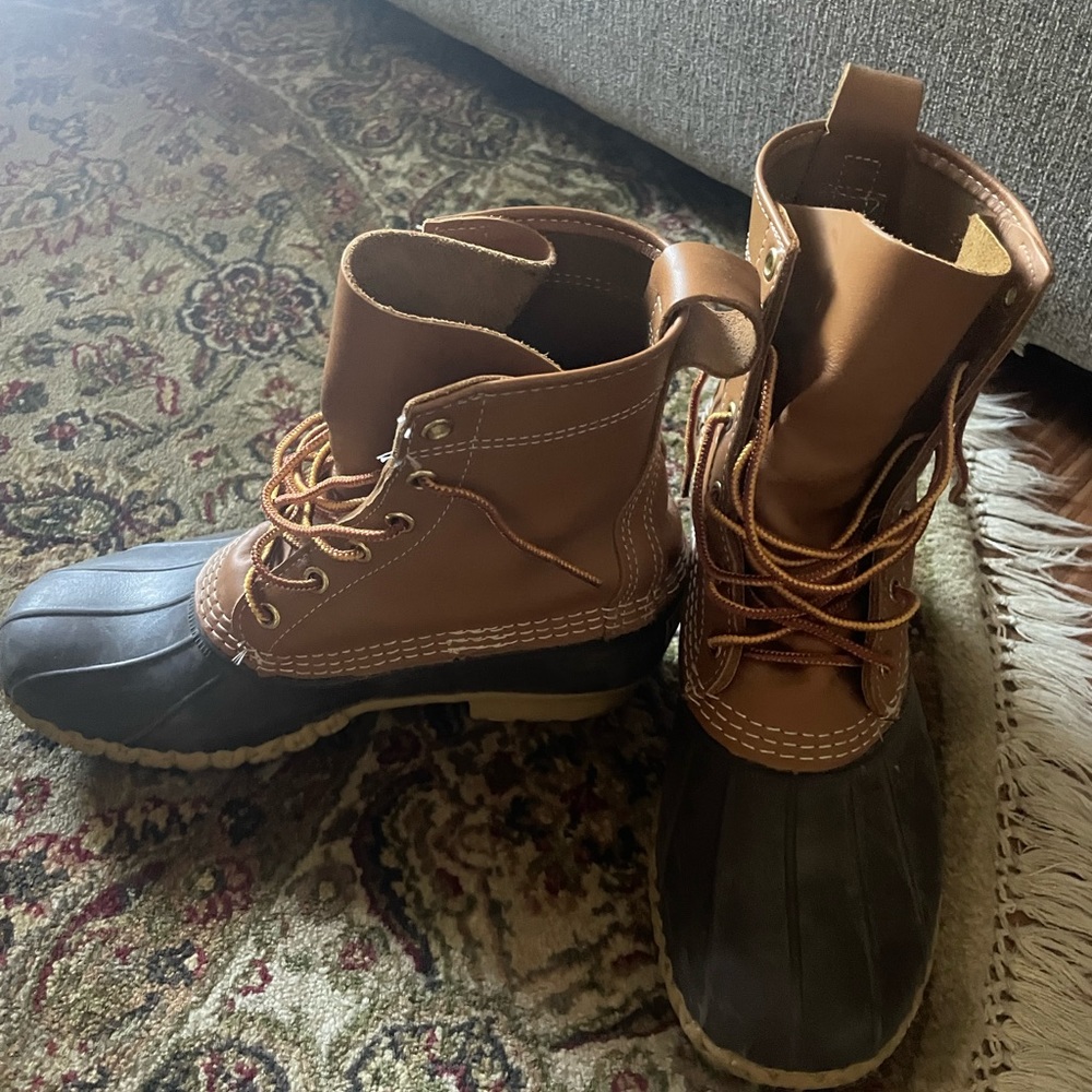 Size 9 LL Bean ankle duck boots - Picture 3 of 9